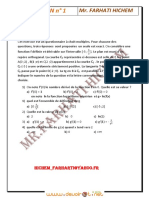 Série d'exercices - Math REVISION BAC fonctions logarithme et exponentiel - Bac Toutes Sections (2012-2013) Mr FARHATI HICHEM