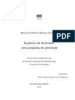 Eugénio de Andrade, Uma Proposta de Plenitude - Fátima Cordeiro PDF