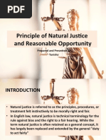 Principle of Natural Justice - Indian Law