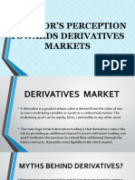 Investor's Perception Towards Derivatives Markets