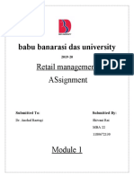 Retail Mgt. Assignment