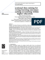 Educational Data Mining For Improving Learning Outcomes in Teaching Accounting Within Higher Education