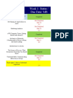 Course Name Week 1 Status / Due Date/ MB: Not Completed May-18 111 Not Completed May-18 111
