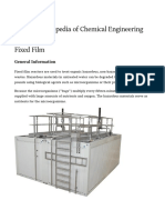 Visual Encyclopedia of Chemical Engineering Fixed Film: General Information