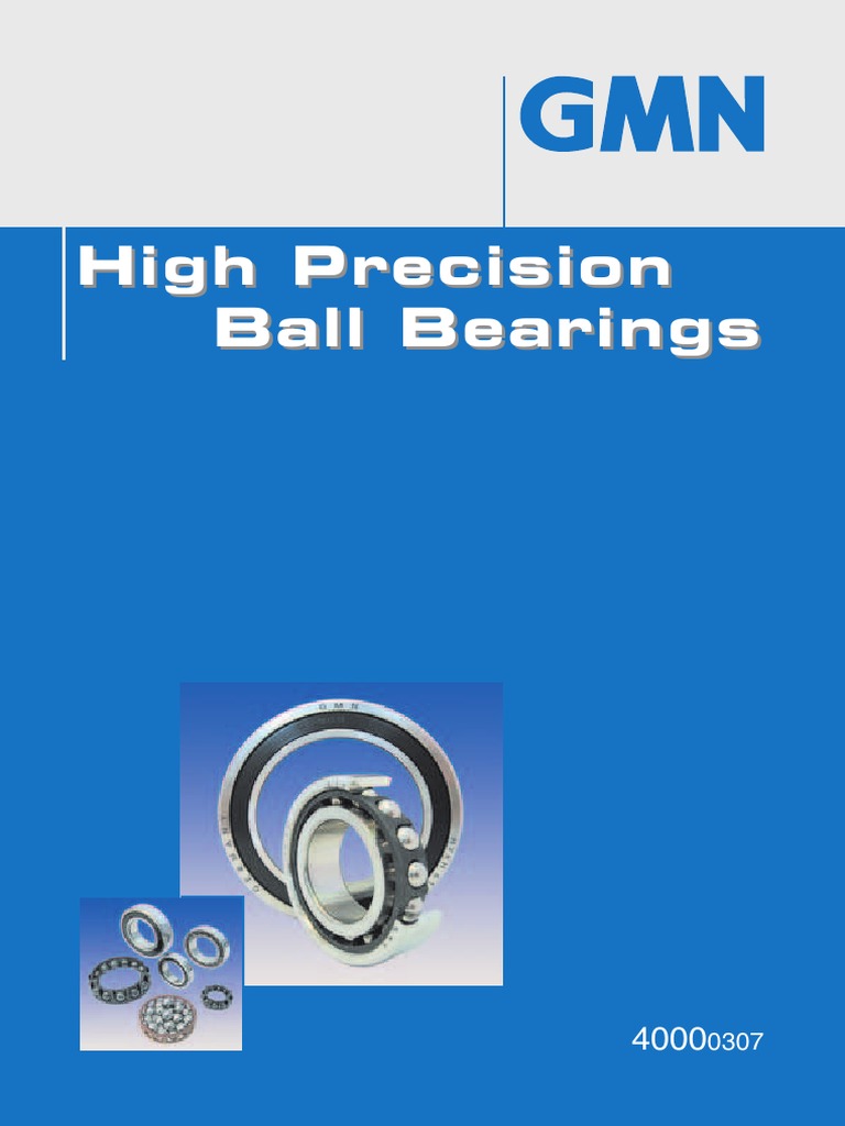 Germany High Precision Angular Contact Ball Bearing GMN S 6009 E TA A7 