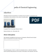 Visual Encyclopedia of Chemical Engineering Adsorbers: About Adsorption