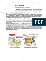 DRR Strategies For Earthquakes