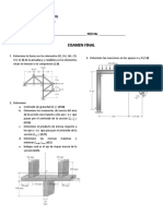 Examen Final Estatica PDF