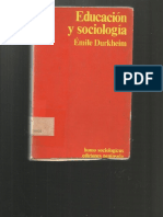 Educacion y sociologia_ Durkheim E.