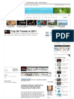 Top 20 Trends in 2011 - 2011 Consumer Trends Forecast by Trend Hunter (THTV)