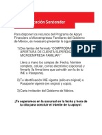 Carta Instrucciones Beneficiario