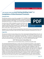 The 2018 International Existing Building Code®: A Compilation of Wind Resistant Provisions