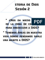 La Historia de Dios Sesion 2 PDF