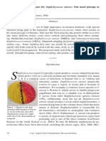 Aureus (MRSA) and Vancomycin-Resistant Staphylococcus Aureus (VRSA) - Standard Sampling