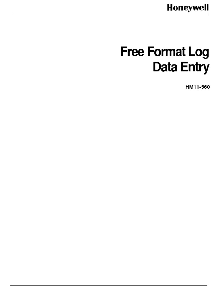 Free Format Log Data Entry | PDF | Computer Keyboard | Floppy Disk