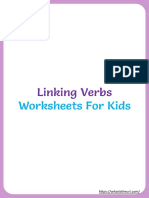 Linking Verbs Worksheets For Kids