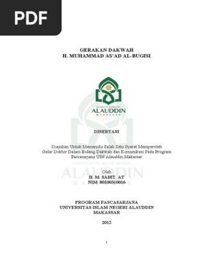 Gerakan Dakwah H Muhammad As Ad Al Bugisi Pdf