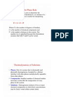 The Gibbs Phase Rule