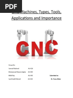 CNC Machines, Types, Tools, Applications and Importance