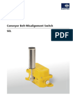 Conveyor Belt-Misalignment Switch SEL: Kiepe 555