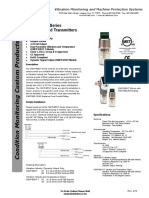 CMCP420VT Series Loop Powered Transmitters: Vibration Monitoring and Machine Protection Systems