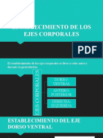 Establecimiento de Los Ejes Corporales