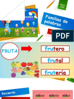 Familias de Palabras