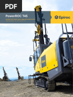 Powerroc T45: Surface Drill Rig For Quarrying and Construction