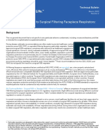 Possible Alternatives To Surgical Filtering Facepiece Respirators: Healthcare