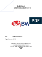 Laporan Praktikum Bakteriologi IIK BW