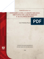 DINAMICA DEL CUERPO RIGIDO .METODO DE LAS FUERZA Y ACELERACIONES. FASCICULO 11 (1).pdf