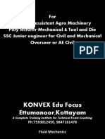 For Technical Assistant Agro Machinery Poly Lecturer-Mechanical & Tool and Die SSC Junior Engineer For Civil and Mechanical Overseer or AE Civil