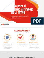 Guía para El Retorno A Las Labores en El MTPE PDF