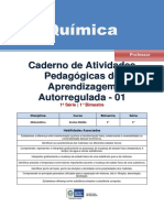 Atividades Auto Reguladas - QUIMICA PDF