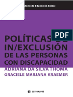 Da Silva, Marjana - 2017 - Políticas de Inexclusión de Las Personas Con Discapacidad