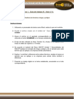 Guia de Trabajo 01 Analisis de Terminos Riesgo y Peligro PDF