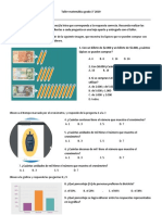 Taller Matemática Grado 3 Abril