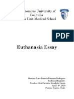 Euthanasia Essay - Technical English I