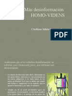 Mas Desinformacion - Homo Videns