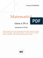 Matematica - Clasa 9. Sem.2 - Marius Perianu, Florian Dumitrel