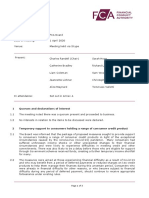 Minutes: 1 Quorum and Declarations of Interest