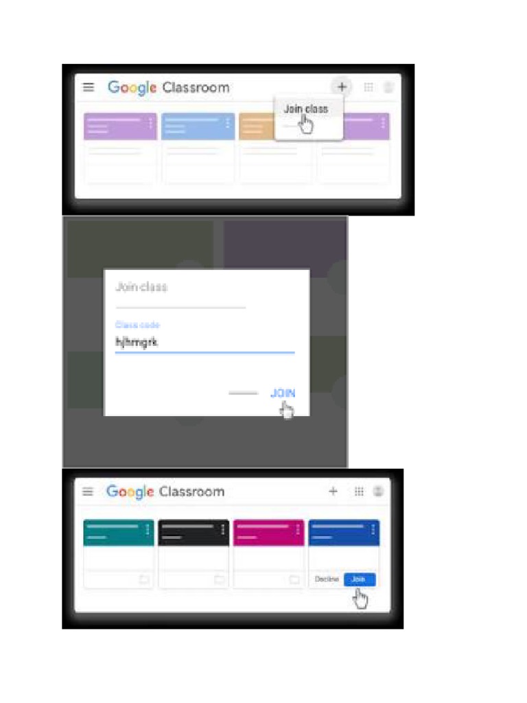 Join Google Classroom | PDF