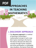 Approaches in Teaching Mathematics