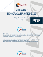 Cidadania e Democracia na Antiguidade