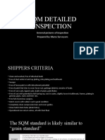Detailed SQM Inspection Report for Shippers
