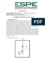 Amplificadores Clase CDEF