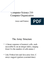 Computer Science 210 Computer Organization: Arrays and Pointers