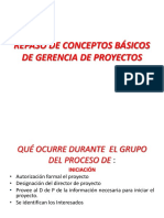 Repaso de Conceptos Básicos de Gerencia de Proyectos