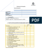 Evaluación No Estandarizada para NEEP