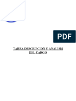 Tarea Descripcion y Analisis Del Cargo